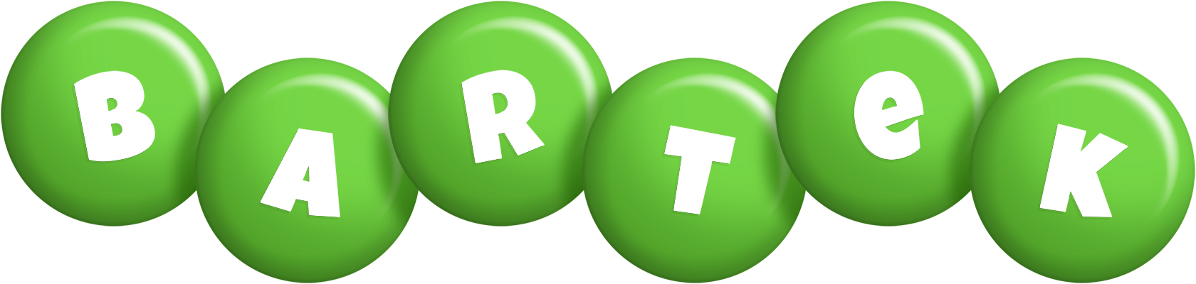 Bartek candy-green logo