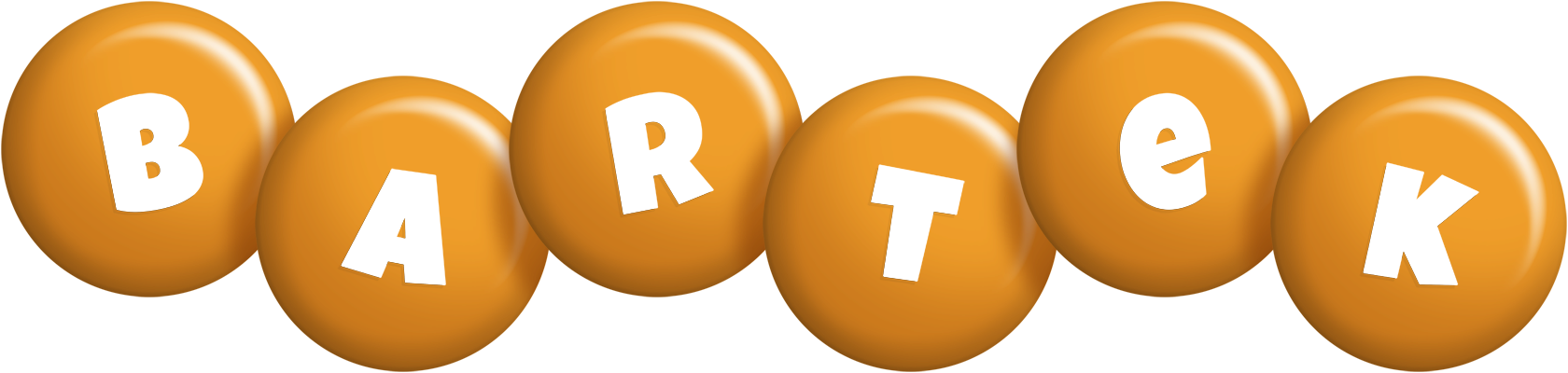 Bartek candy-orange logo