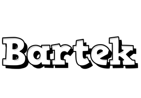 Bartek snowing logo