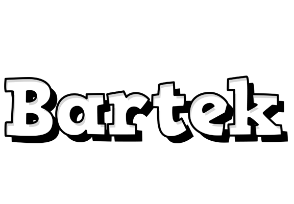 Bartek snowing logo
