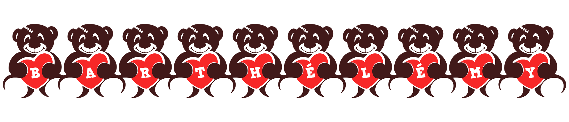 Barthélémy bear logo
