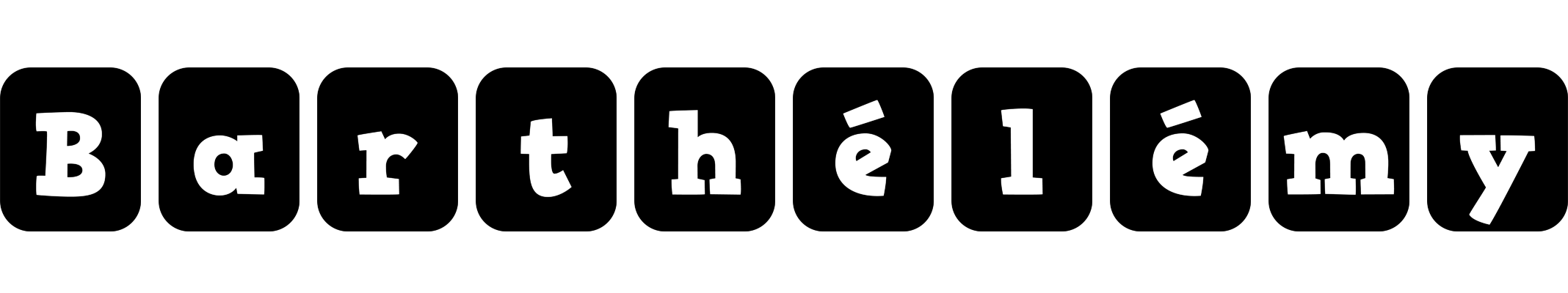 Barthélémy box logo