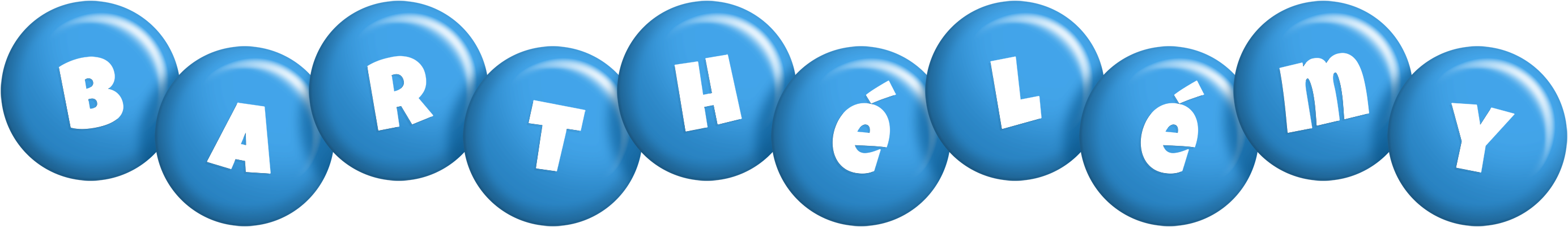 Barthélémy candy-blue logo