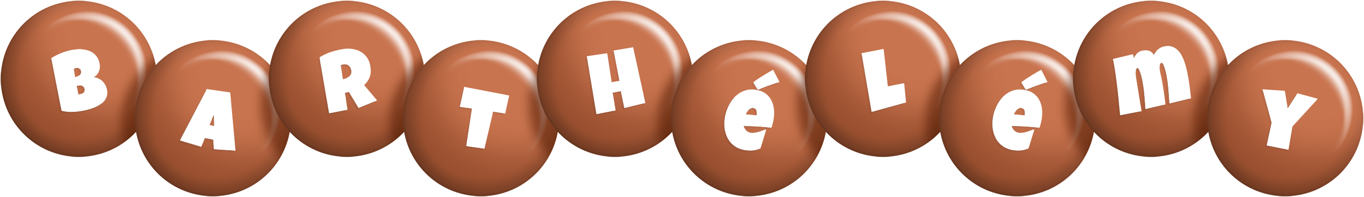 Barthélémy candy-brown logo