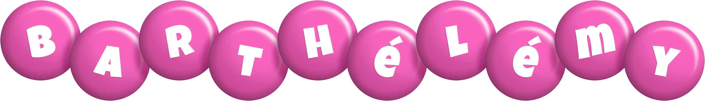 Barthélémy candy-pink logo