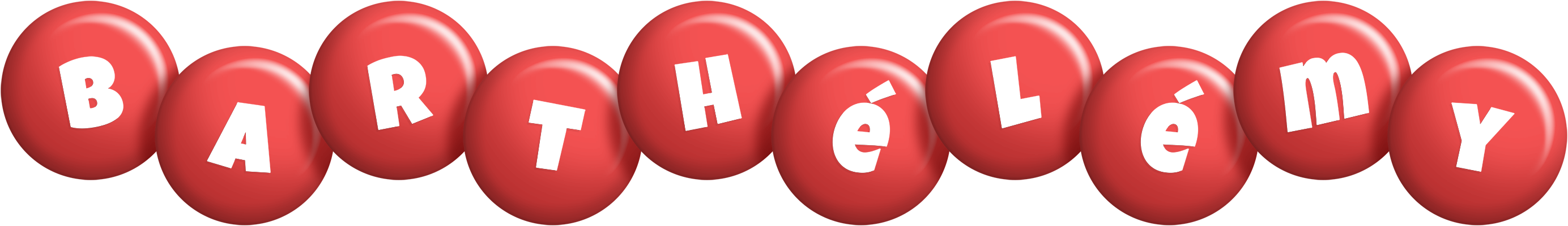Barthélémy candy-red logo