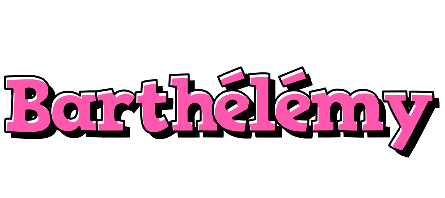 Barthélémy girlish logo