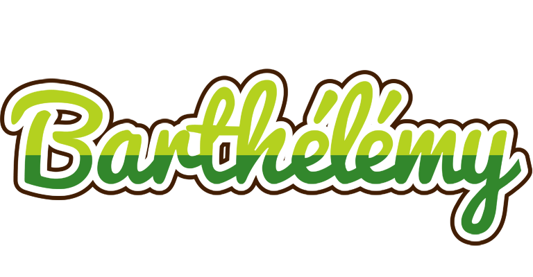 Barthélémy golfing logo