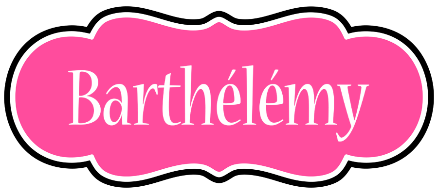 Barthélémy invitation logo