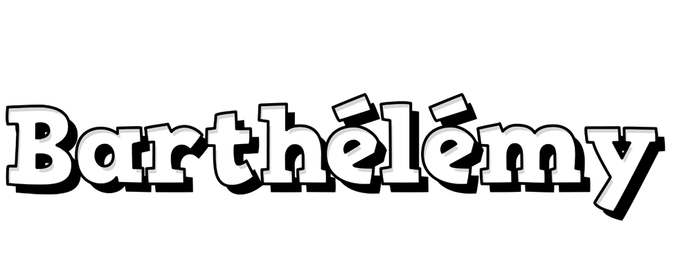 Barthélémy snowing logo