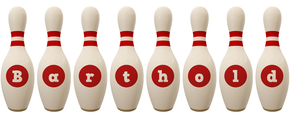 Barthold bowling-pin logo