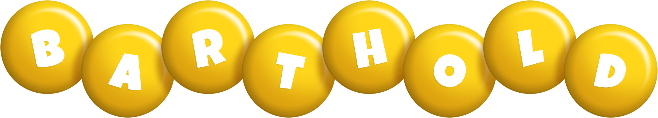 Barthold candy-yellow logo