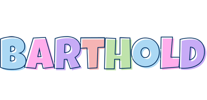 Barthold pastel logo
