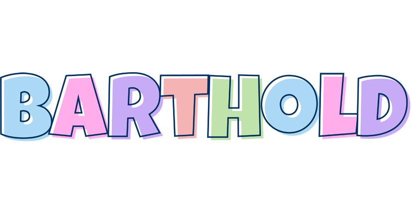 Barthold pastel logo