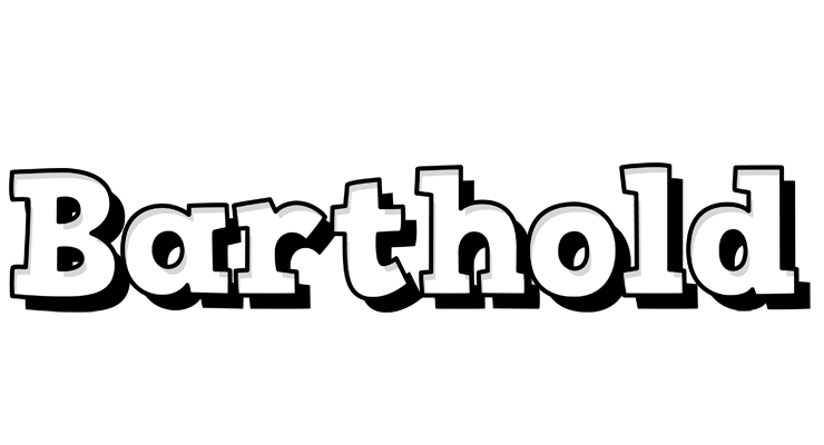 Barthold snowing logo