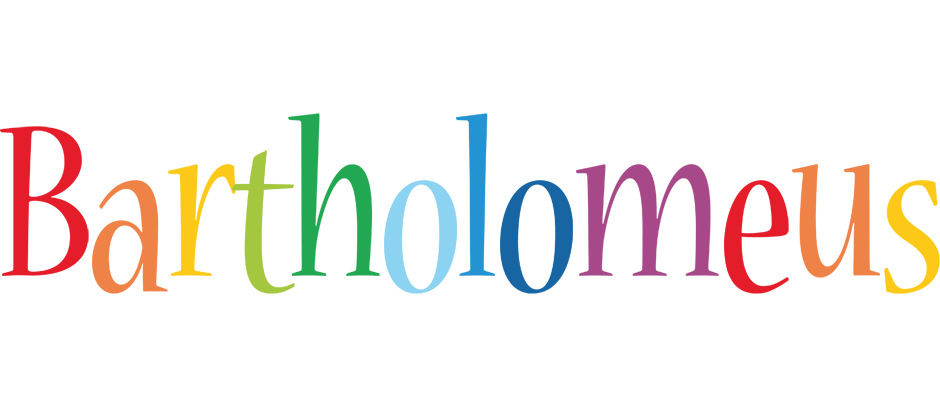 Bartholomeus birthday logo