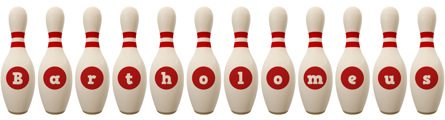 Bartholomeus bowling-pin logo