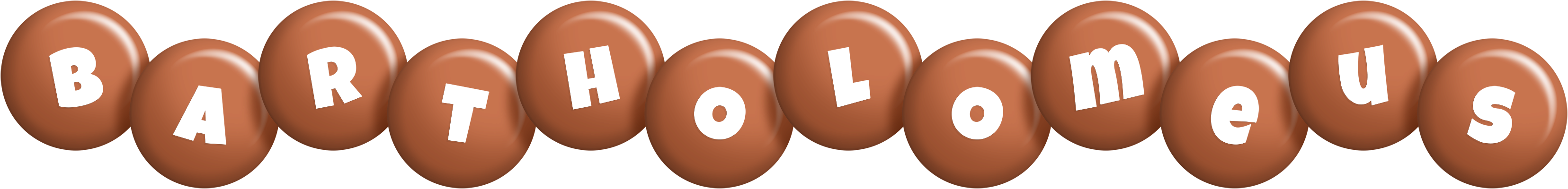 Bartholomeus candy-brown logo