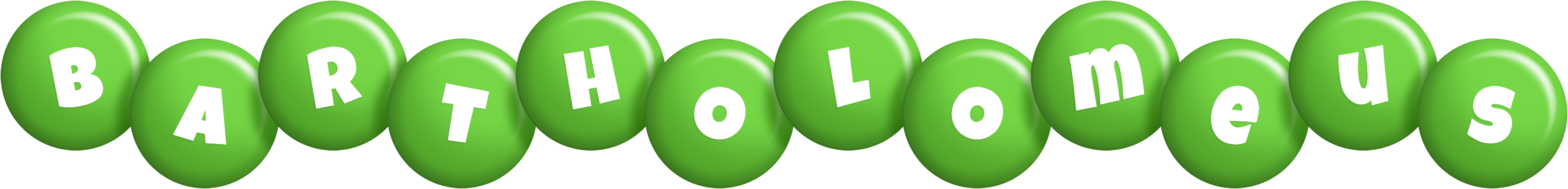 Bartholomeus candy-green logo
