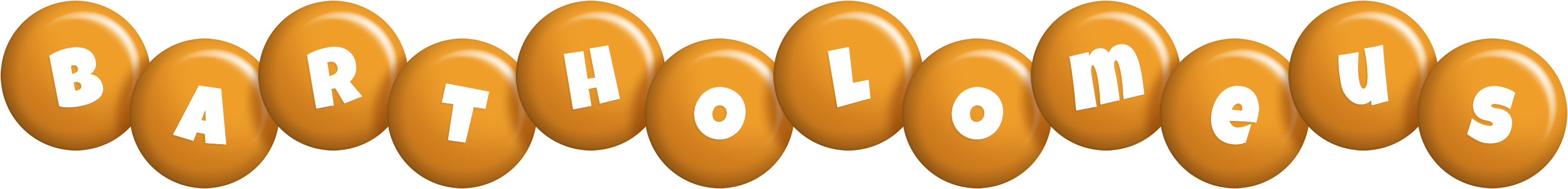 Bartholomeus candy-orange logo