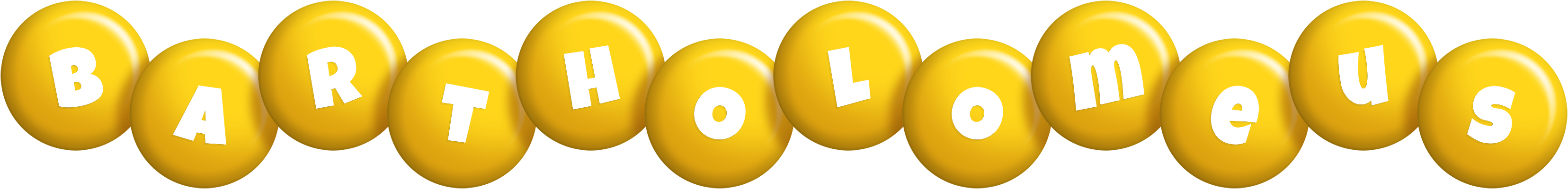Bartholomeus candy-yellow logo