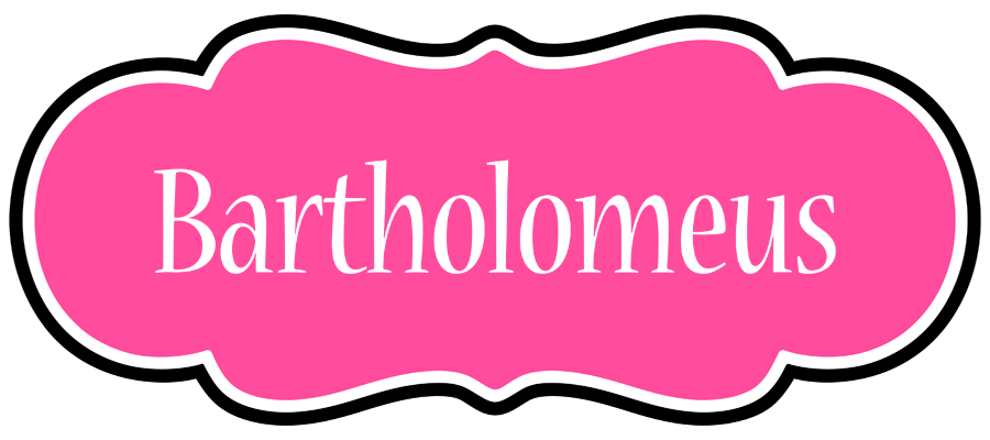 Bartholomeus invitation logo