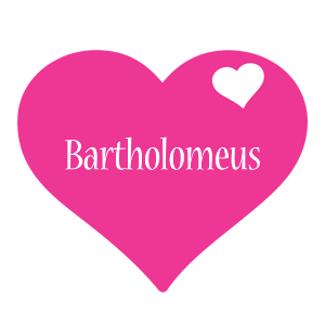 Bartholomeus love-heart logo