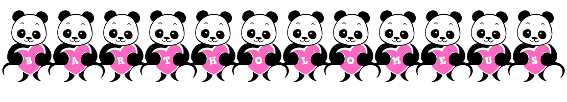 Bartholomeus love-panda logo