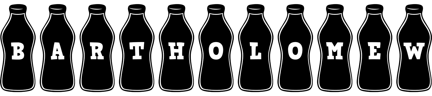 Bartholomew bottle logo