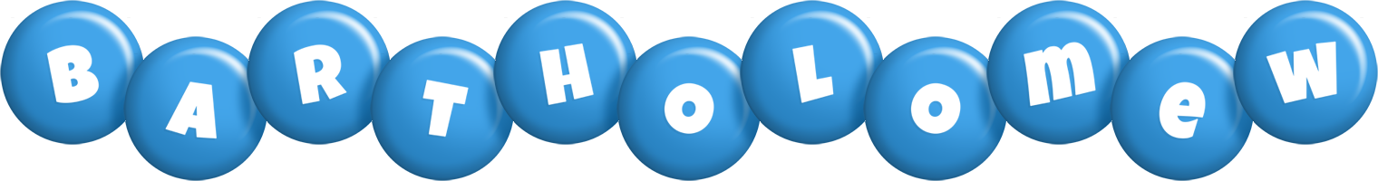 Bartholomew candy-blue logo