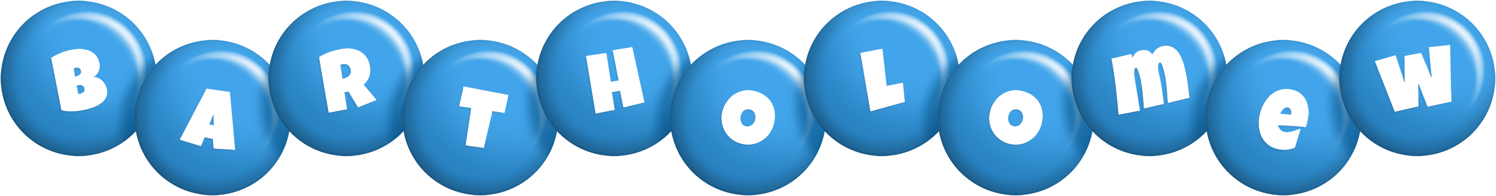 Bartholomew candy-blue logo