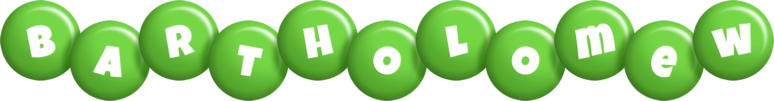 Bartholomew candy-green logo