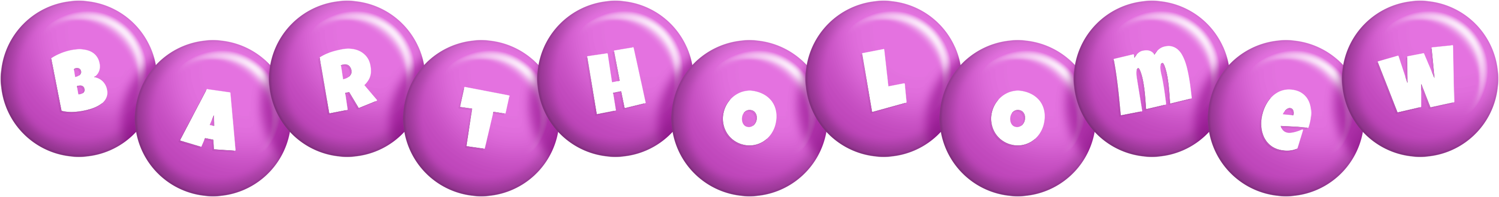 Bartholomew candy-purple logo
