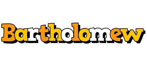 Bartholomew cartoon logo