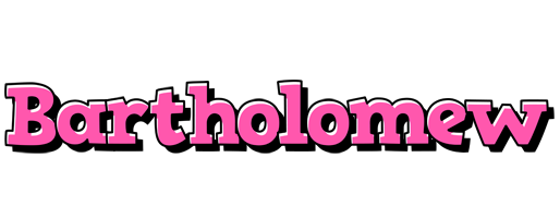 Bartholomew girlish logo