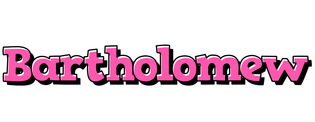 Bartholomew girlish logo