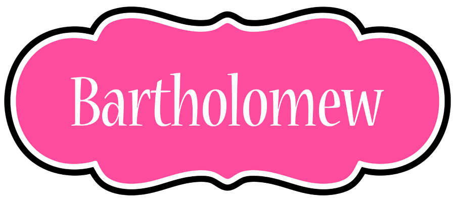 Bartholomew invitation logo
