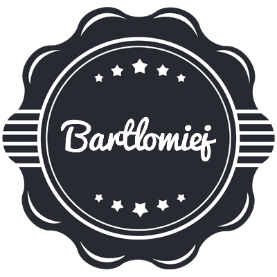 Bartlomiej badge logo