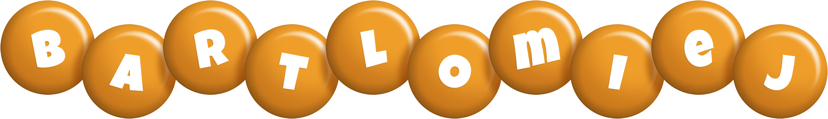 Bartlomiej candy-orange logo