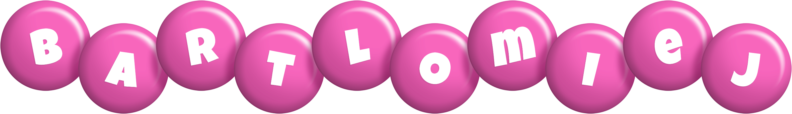Bartlomiej candy-pink logo