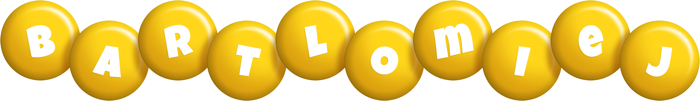 Bartlomiej candy-yellow logo