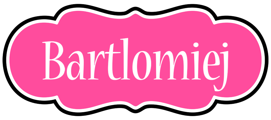 Bartlomiej invitation logo