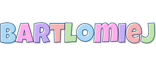 Bartlomiej pastel logo