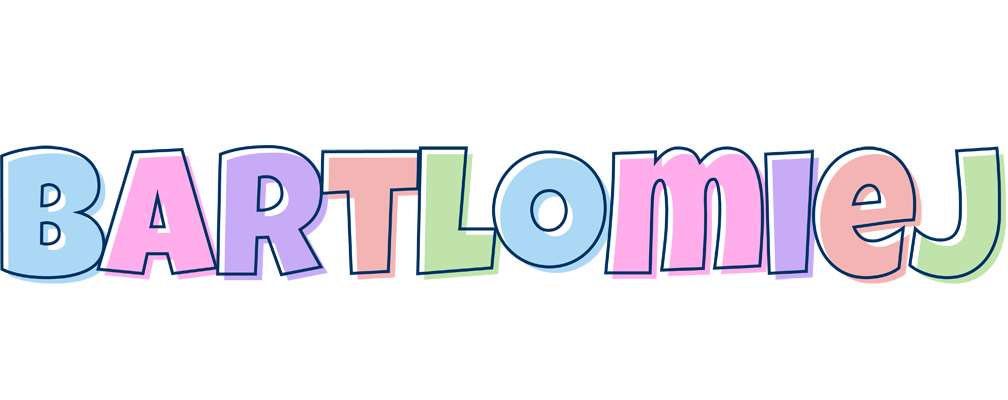 Bartlomiej pastel logo