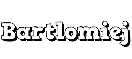 Bartlomiej snowing logo