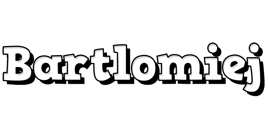 Bartlomiej snowing logo