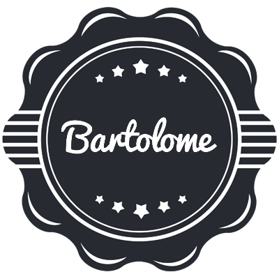Bartolome badge logo