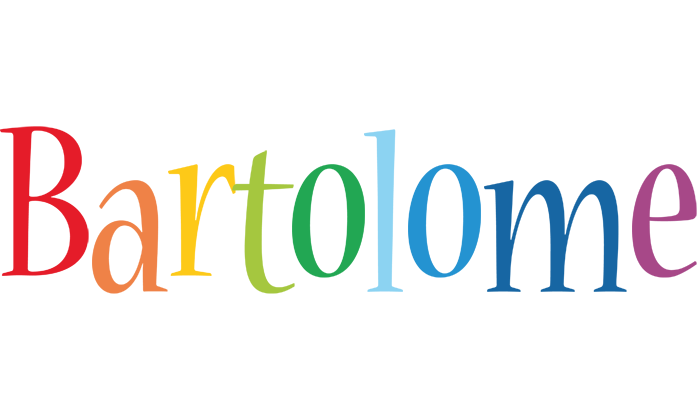 Bartolome birthday logo