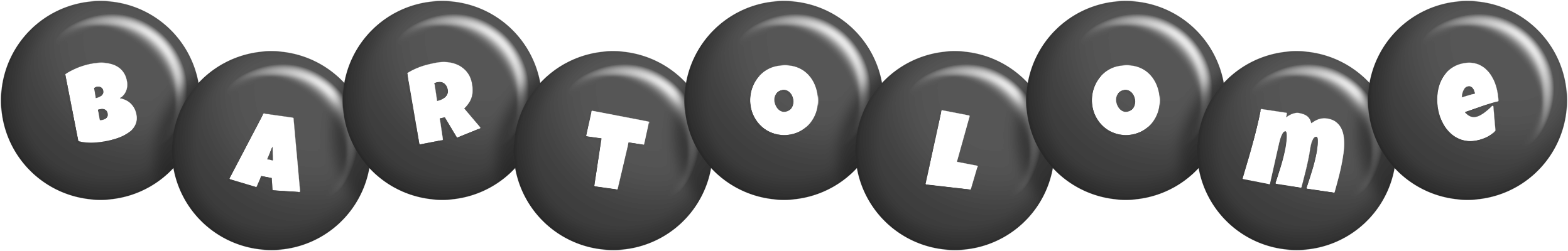 Bartolome candy-black logo