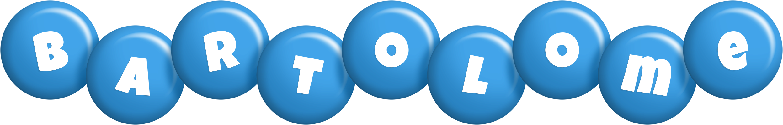 Bartolome candy-blue logo